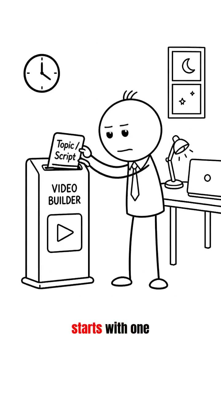 Opening frame of the video: AI explainer video generator