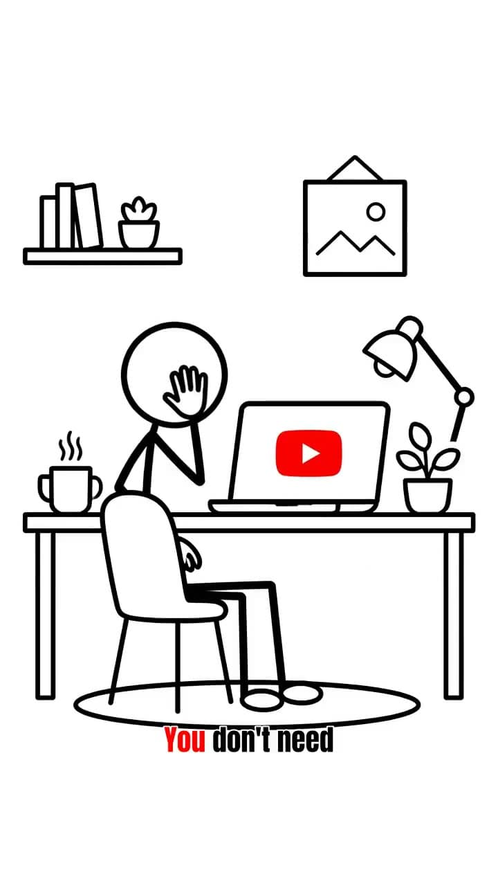Opening frame of the video: How to create a faceless YouTube channel using AI
